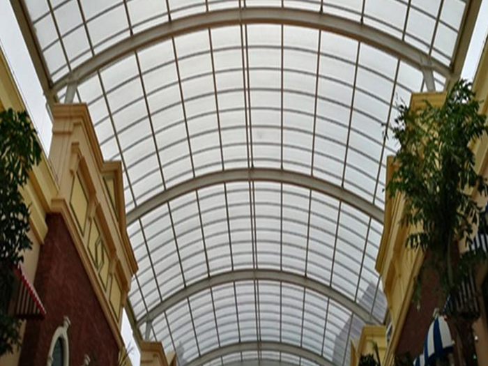 晋城屋面网架顶棚吊装方案